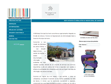 Tablet Screenshot of biblioteca.cm-aveiro.pt