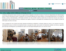 Tablet Screenshot of catalogo.cm-aveiro.pt